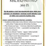 pakiet zdrowe macierzyŃstwo